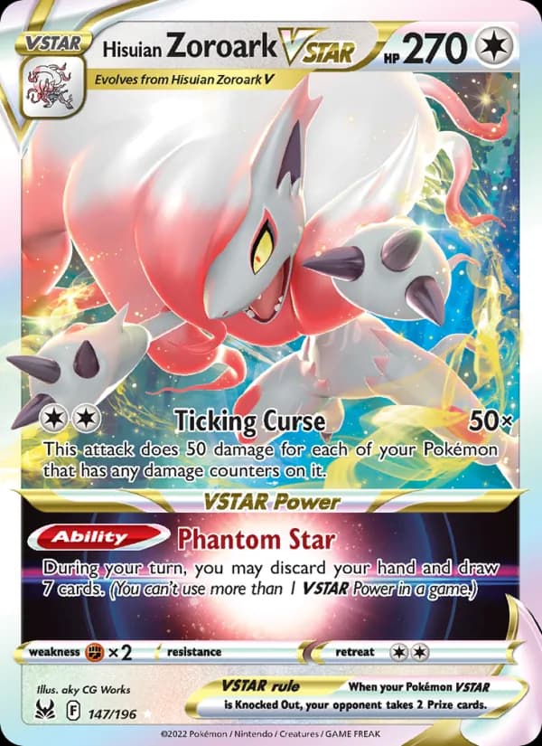Hisuian Zoroark VSTAR 147/196, Lost Origin