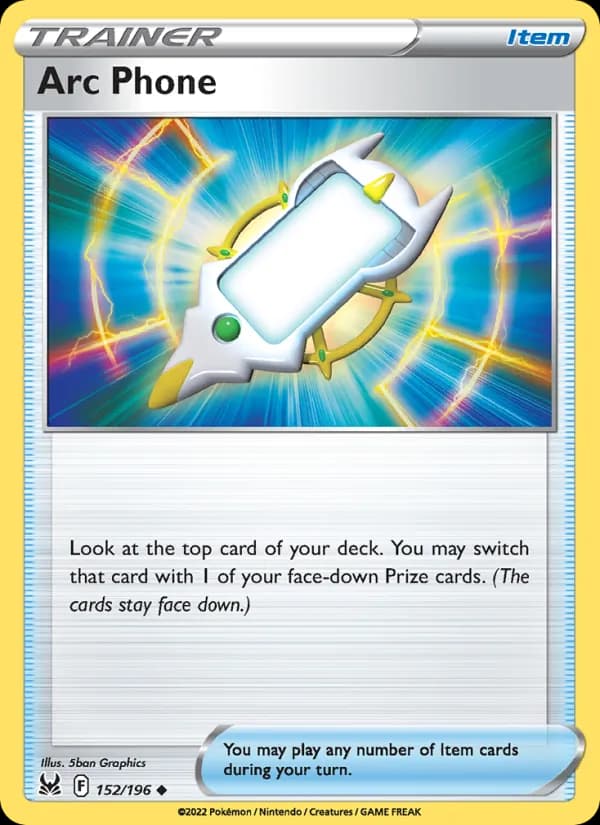 Arc Phone 152/196, Lost Origin