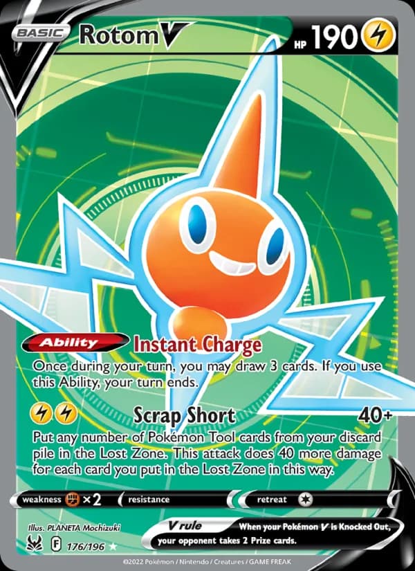 Rotom V 176/196, Lost Origin