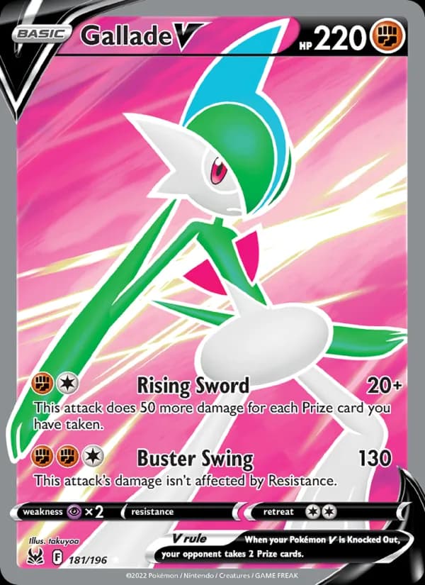 Gallade V 181/196, Lost Origin