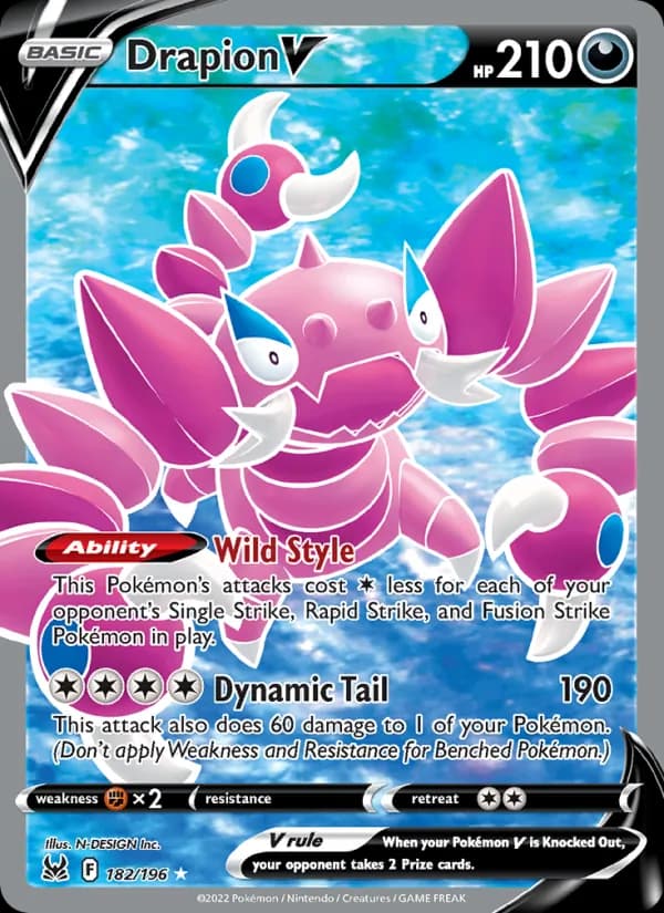 Drapion V 182/196, Lost Origin