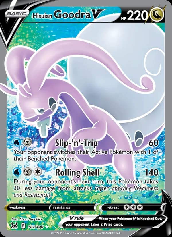 Hisuian Goodra V 187/196, Lost Origin