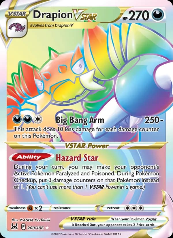 Drapion VSTAR 200/196, Lost Origin