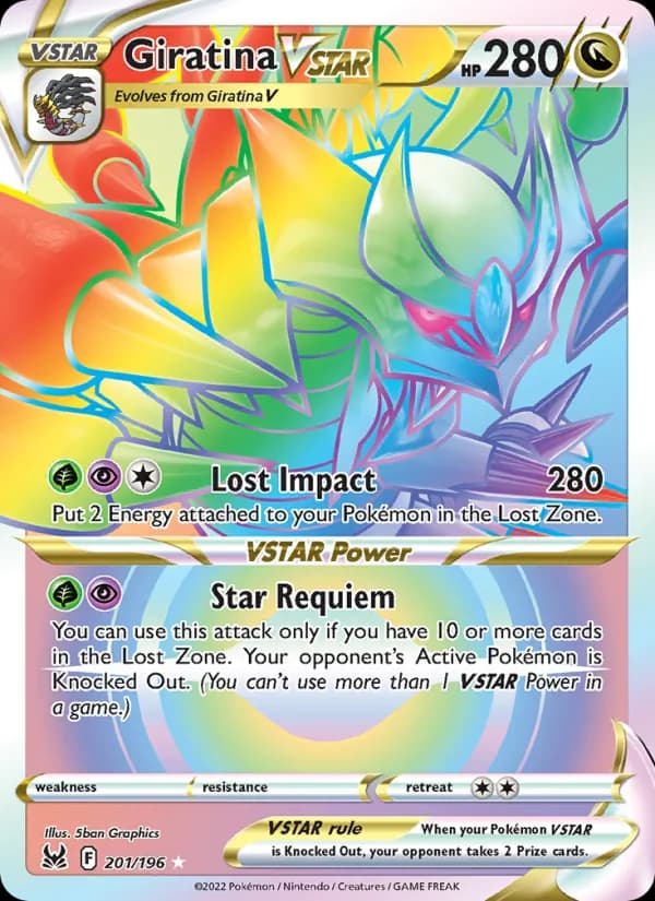 Giratina VSTAR 201/196, Lost Origin