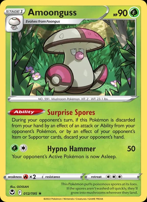 Amoonguss 012/195, Silver Tempest