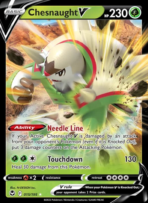 Chesnaught V 015/195, Silver Tempest