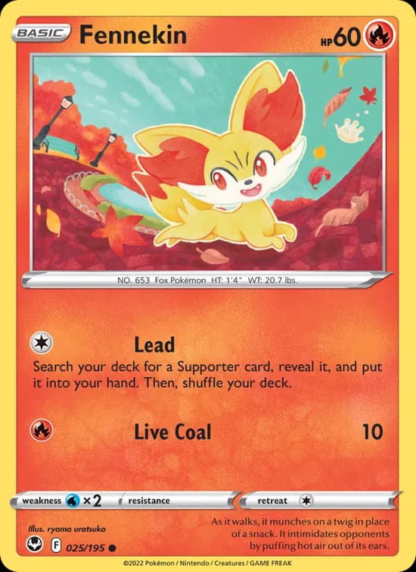 Fennekin 025/195, Silver Tempest