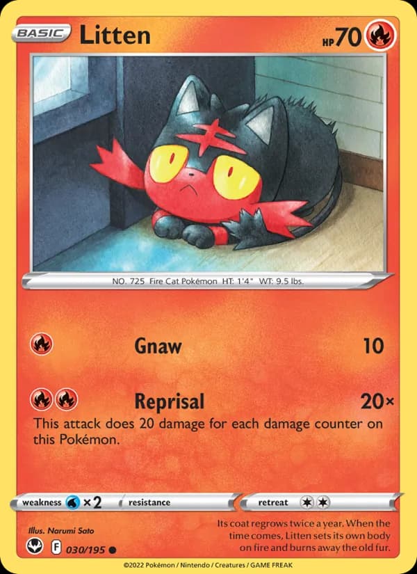 Litten 030/195, Silver Tempest