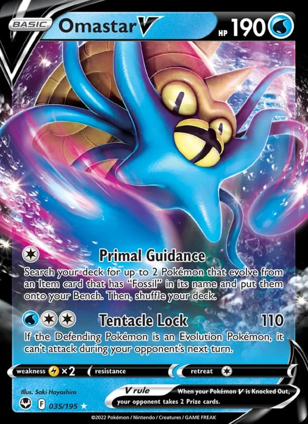 Omastar V 035/195, Silver Tempest