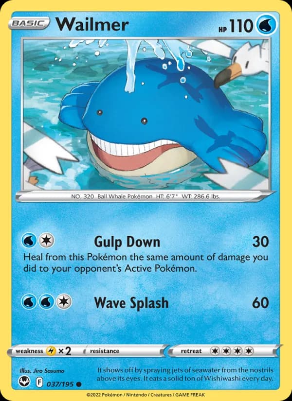 Wailmer 037/195, Silver Tempest
