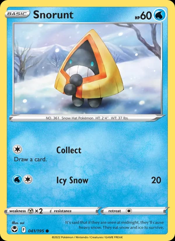 Snorunt 041/195, Silver Tempest