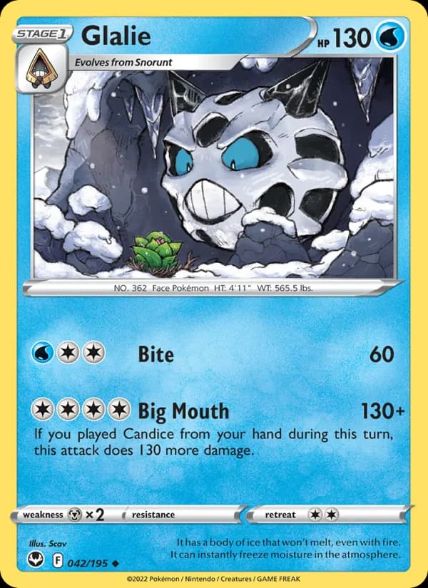 Glalie 042/195, Silver Tempest