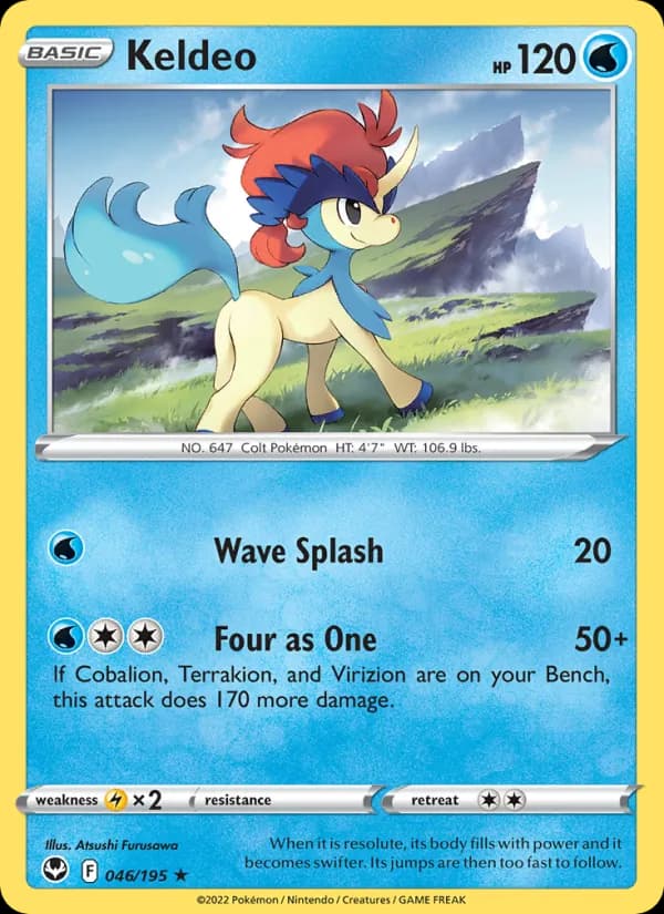 Keldeo 046/195, Silver Tempest