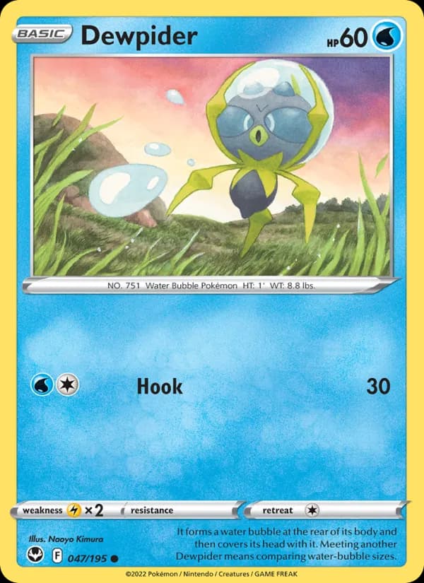 Dewpider 047/195, Silver Tempest