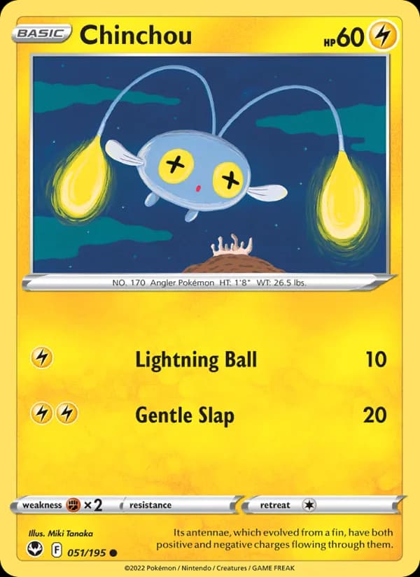 Chinchou 051/195, Silver Tempest
