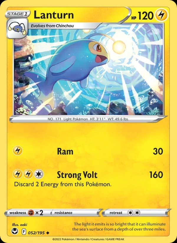 Lanturn 052/195, Silver Tempest