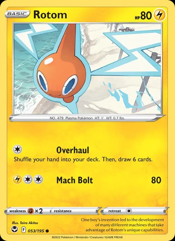 Rotom 053/195, Silver Tempest