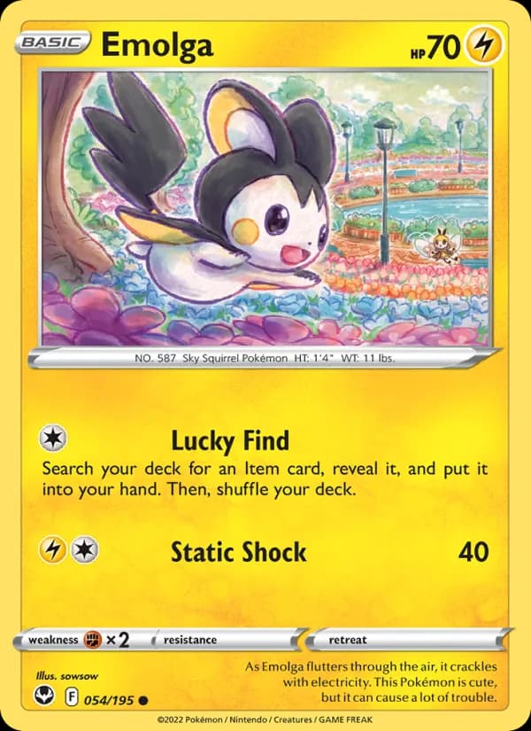 Emolga 054/195, Silver Tempest