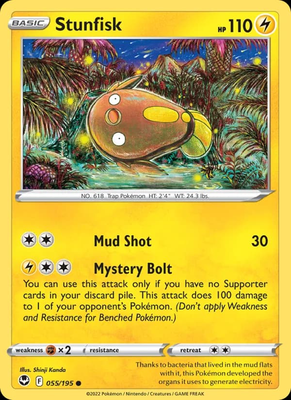Stunfisk 055/195, Silver Tempest