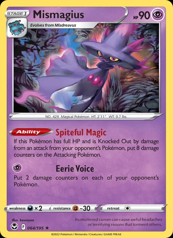 Mismagius 064/195, Silver Tempest