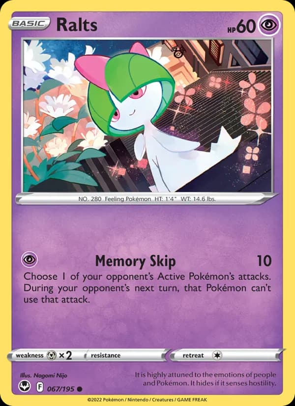 Ralts 067/195, Silver Tempest
