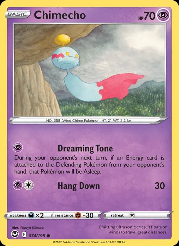 Chimecho 074/195, Silver Tempest