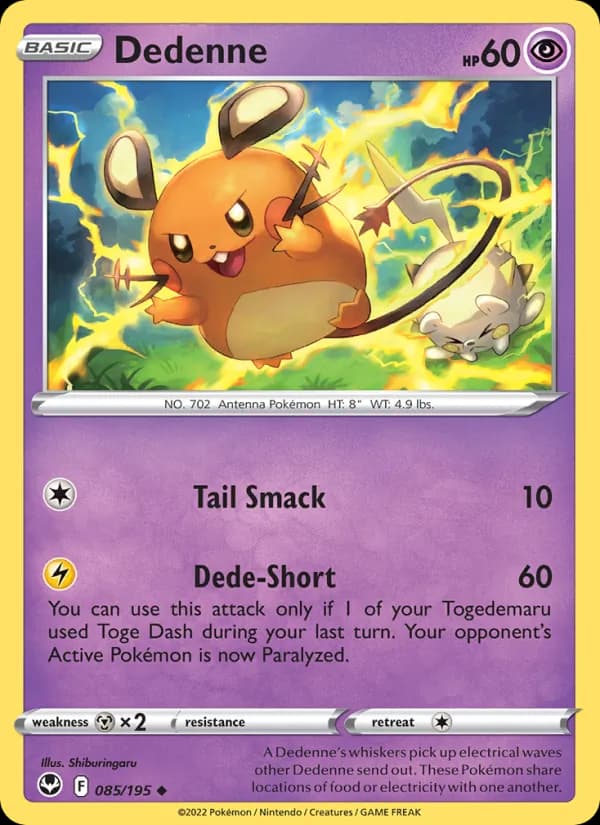 Dedenne 085/195, Silver Tempest