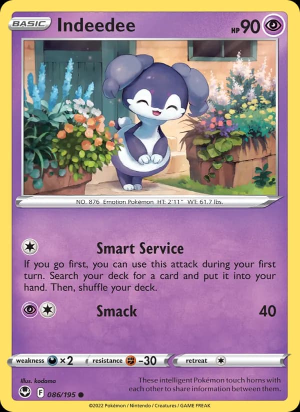 Indeedee 086/195, Silver Tempest