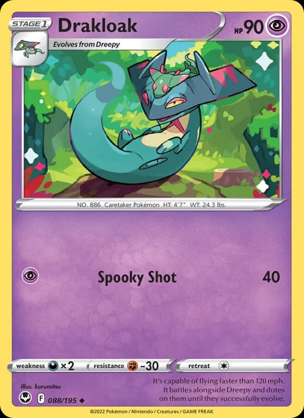 Drakloak 088/195, Silver Tempest