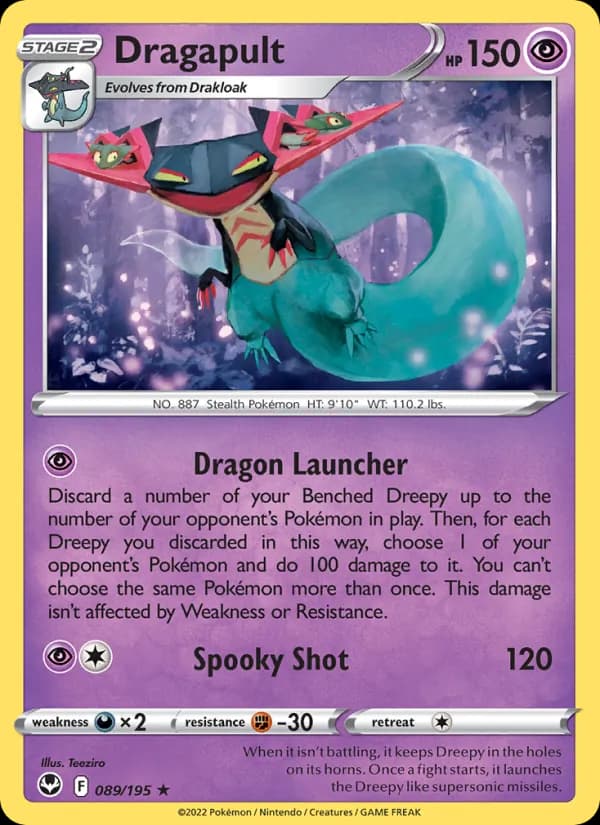 Dragapult 089/195, Silver Tempest