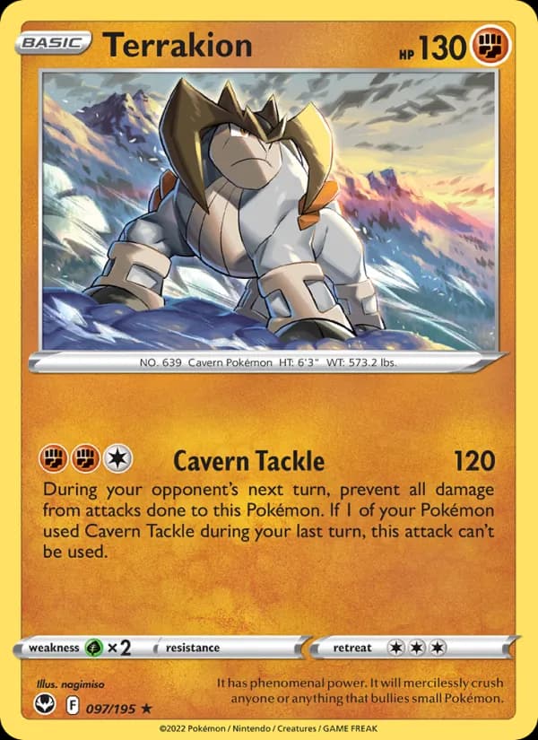 Terrakion 097/195, Silver Tempest