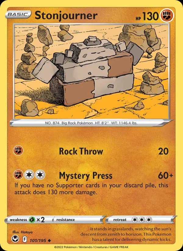 Stonjourner 101/195, Silver Tempest