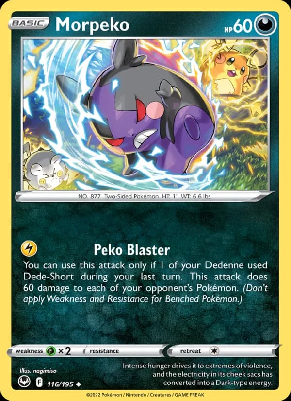 Morpeko 116/195, Silver Tempest