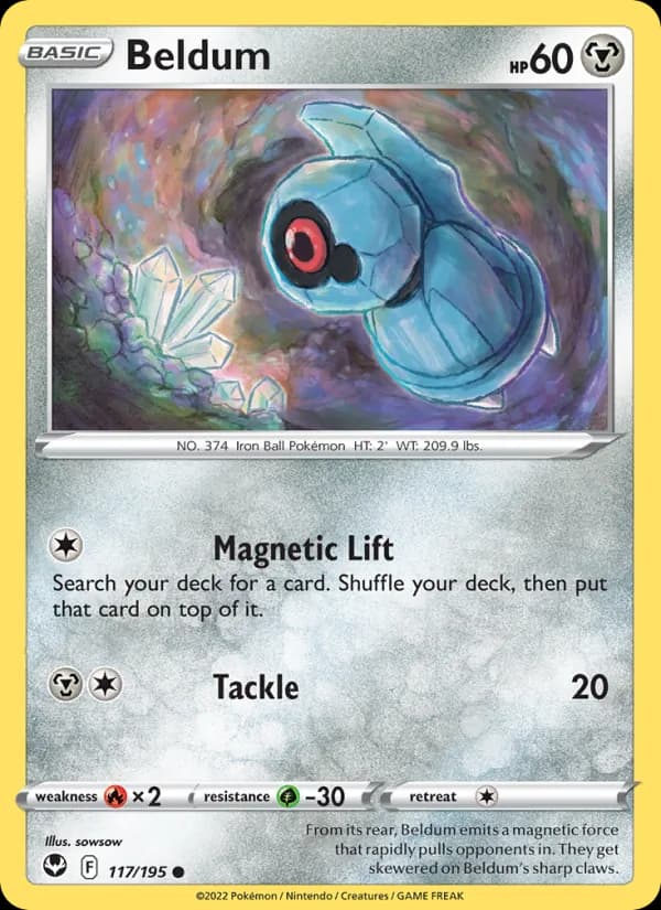Beldum 117/195, Silver Tempest