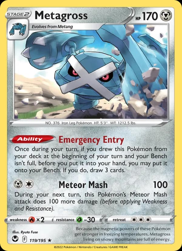 Metagross 119/195, Silver Tempest