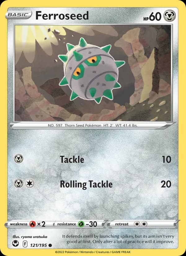 Ferroseed 121/195, Silver Tempest