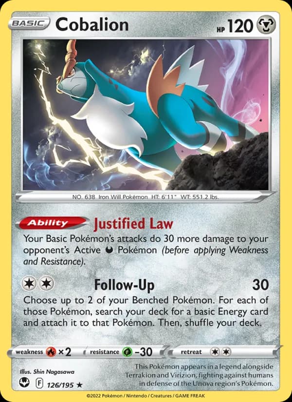 Cobalion 126/195, Silver Tempest