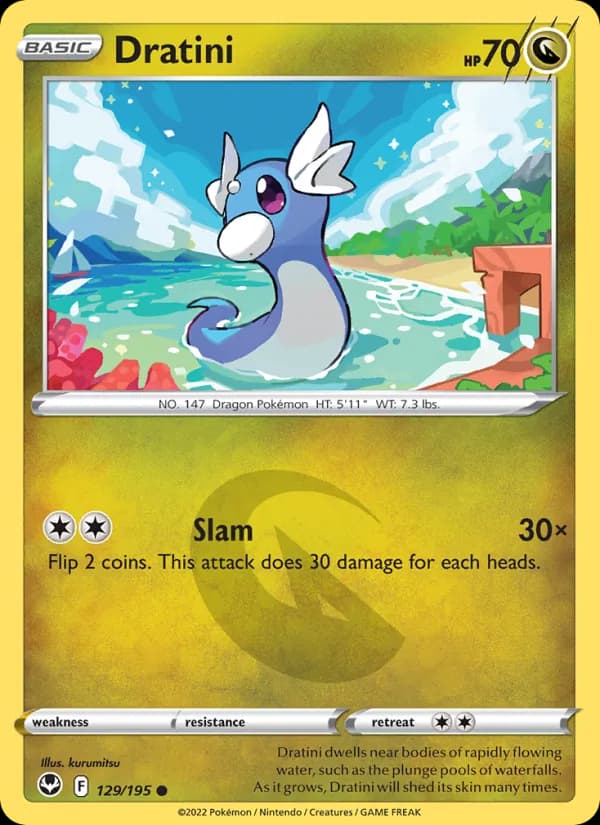 Dratini 129/195, Silver Tempest