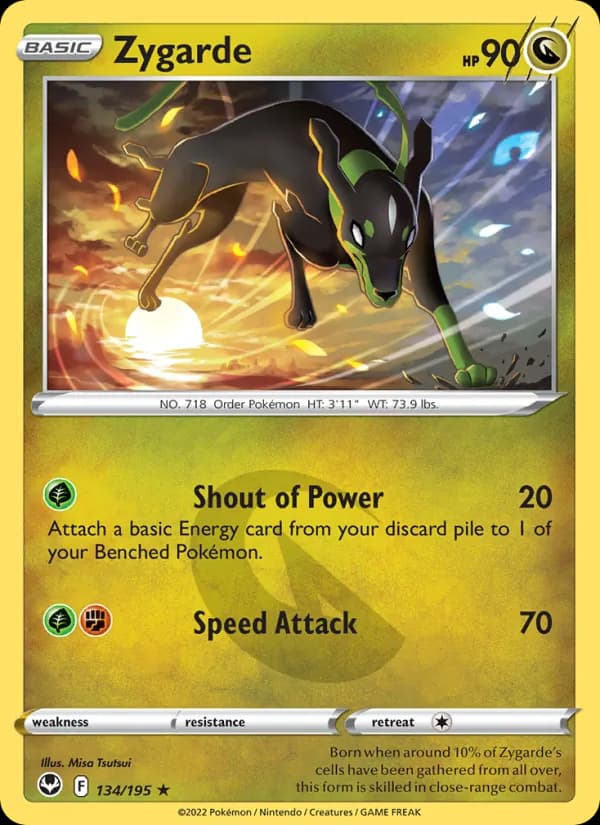 Zygarde 134/195, Silver Tempest
