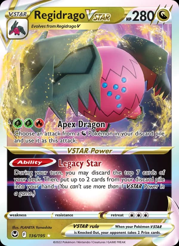Regidrago VSTAR 136/195, Silver Tempest