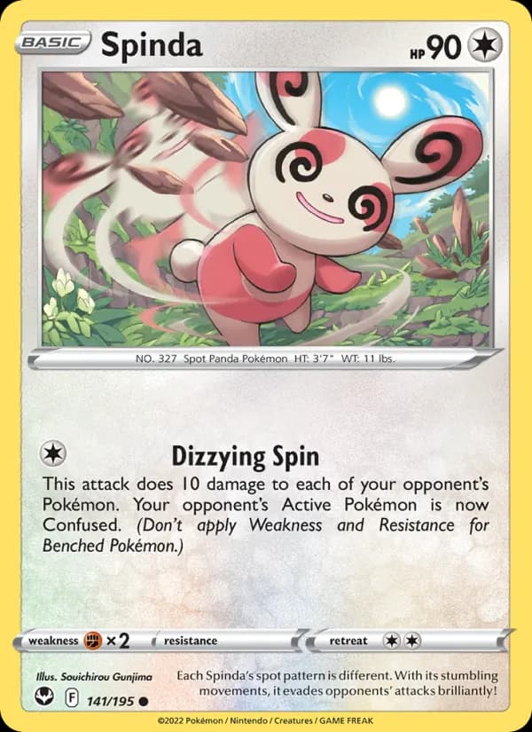 Spinda 141/195, Silver Tempest