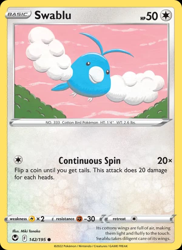 Swablu 142/195, Silver Tempest