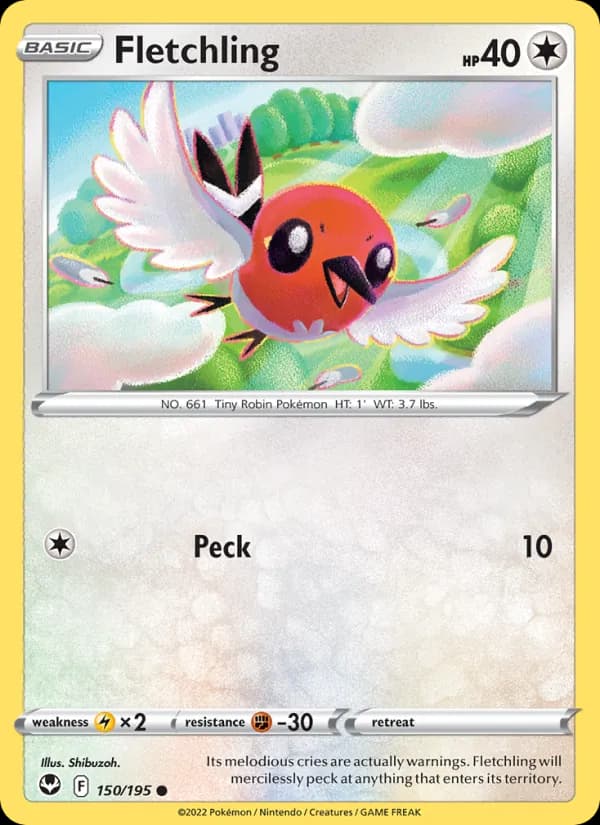 Fletchling 150/195, Silver Tempest