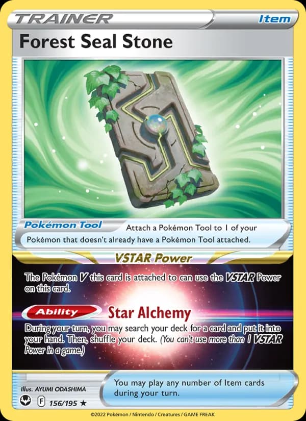 Forest Seal Stone 156/195, Silver Tempest