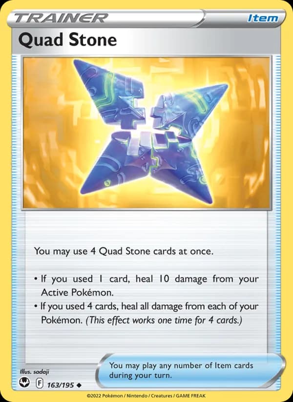 Quad Stone 163/195, Silver Tempest