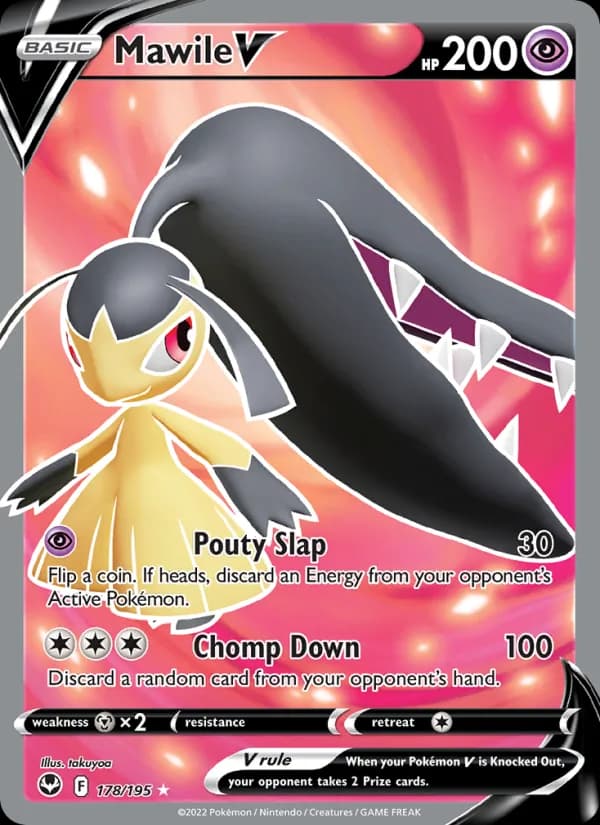 Mawile V 178/195, Silver Tempest