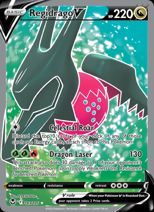 Regidrago V 183/195, Silver Tempest