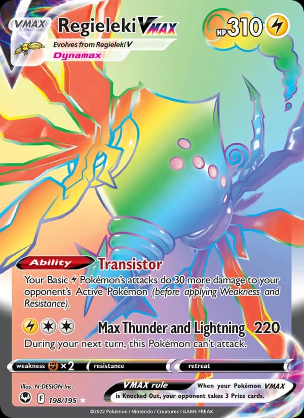 Regieleki VMAX 198/195, Silver Tempest