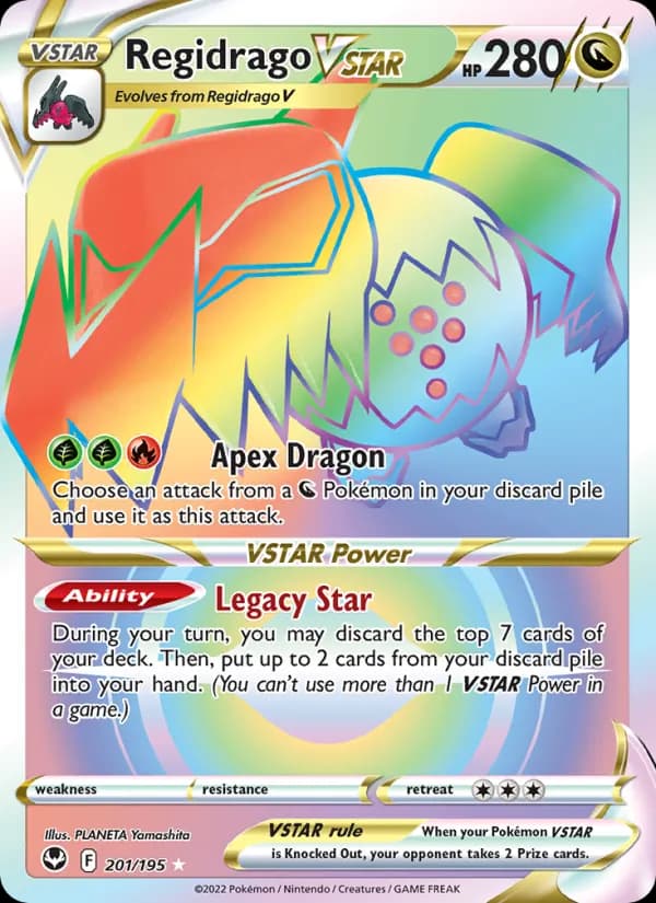 Regidrago VSTAR 201/195, Silver Tempest