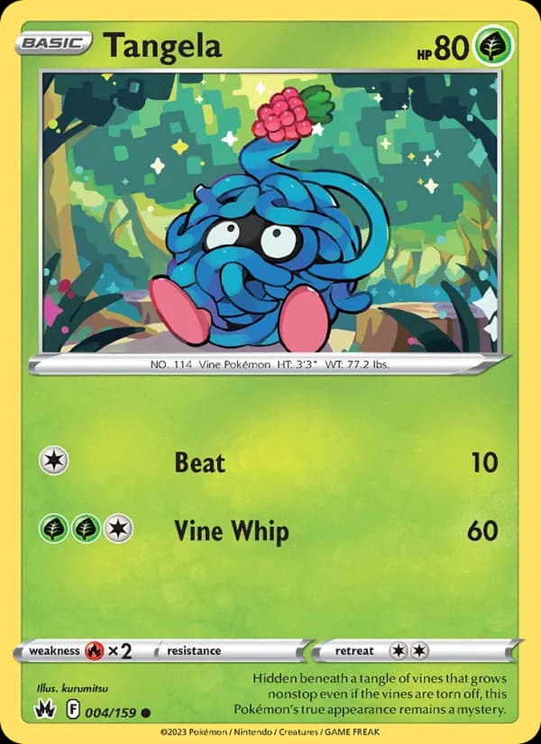 Tangela 004/159, Crown Zenith